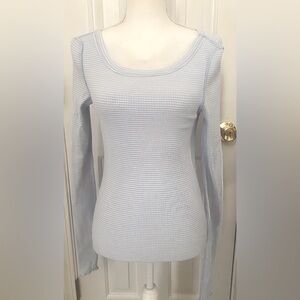 Free People- Lite blue long sleeve